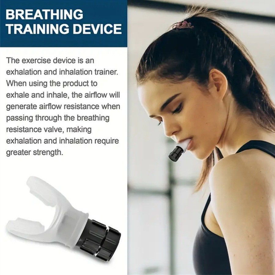 Thumbnail: Adjustable Y-Shaped Breathing Lung Trainer