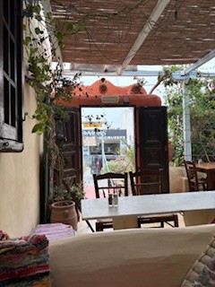 Off the beaten path in local restaurant  
