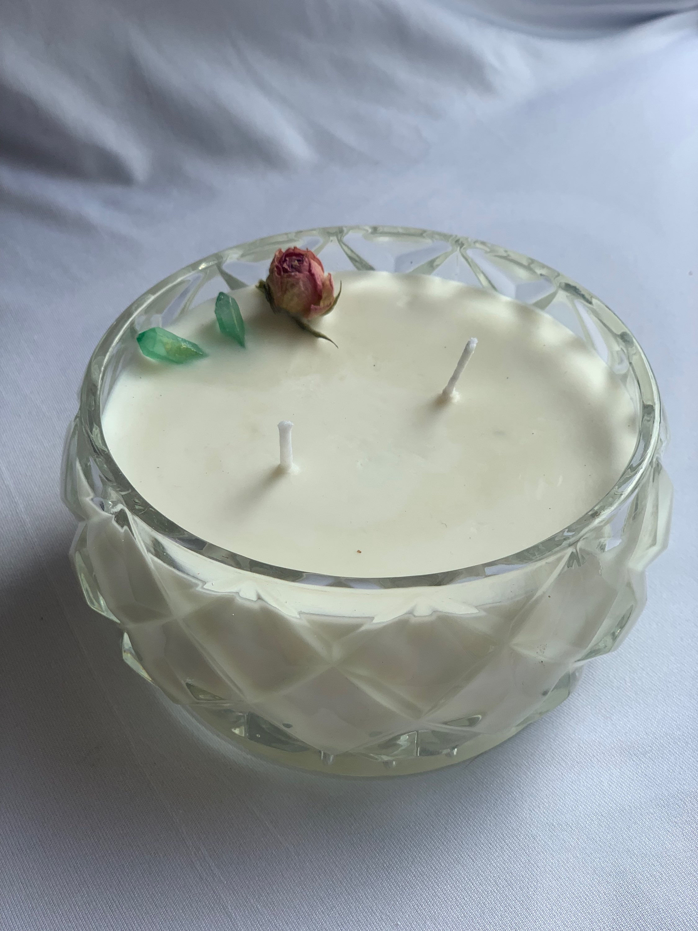 Vintage Crystal Glass Bowl 