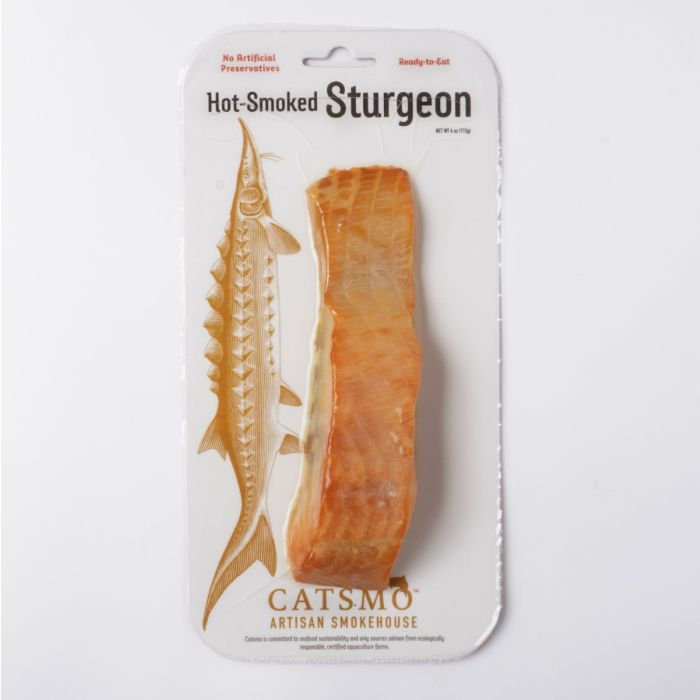 Hot Smoked Sturgeon