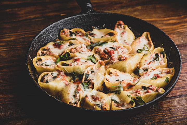 Conchiglies farcis aux escargots de Bourgogne Maison Larzul