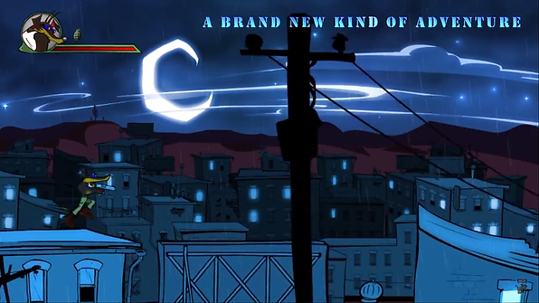 An early gameplay mock-up that Gal made in After Effects to convey BUCK's gameplay and visual design.