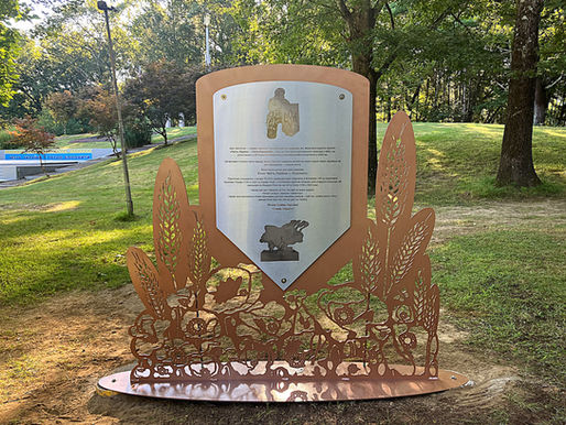 MEMORIAL TO THE FALLEN HEROES OF UKRAINE - FOR CYM - BY AGRISCULPTURE
