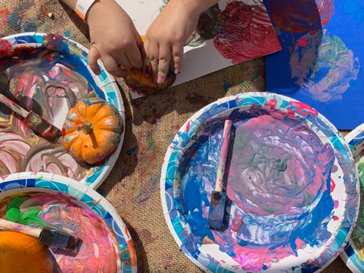 PUMPKIN PRINTMAKING WITH AGRISCULPTURE AMY