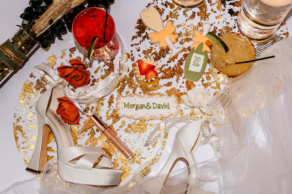 Dirty Reception Flatlay, Chicagoland Wedding Photographer, Plainfield Wedding Photographer, Chicagoland Wedding, Warehouse 109 Wedding photographer, Warehouse 109 wedding