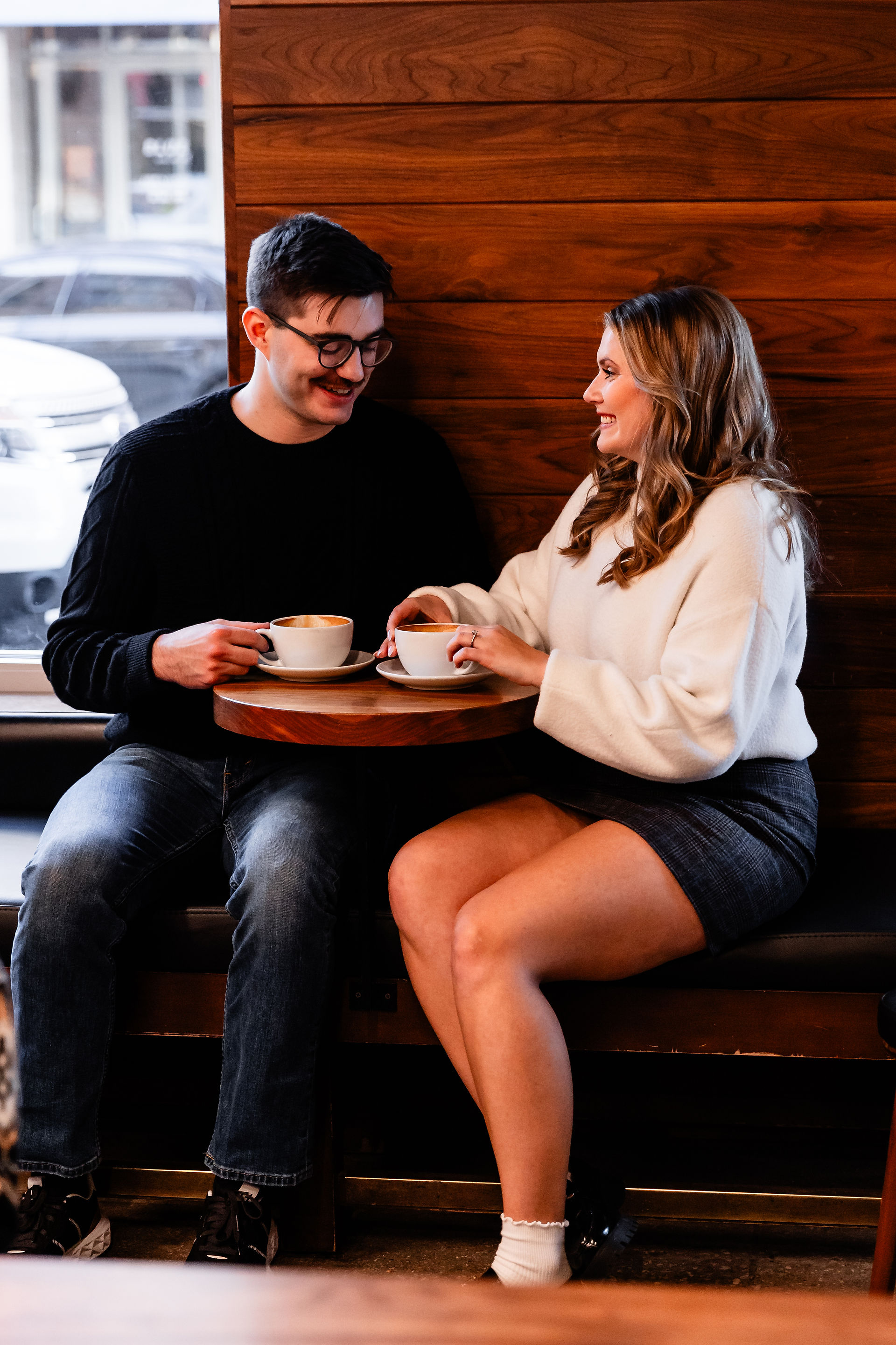 Coffeeshop Engagement Session, Sparrow Coffee, Chicago Wedding Photgrapher, Illinois Wedding Photographer, Chicago Engagement Photographer, Chicago engagement session, Naperville Engagement Session