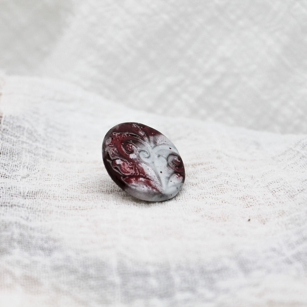Miniaturbild: Frosty Beeren Keramik Brosche