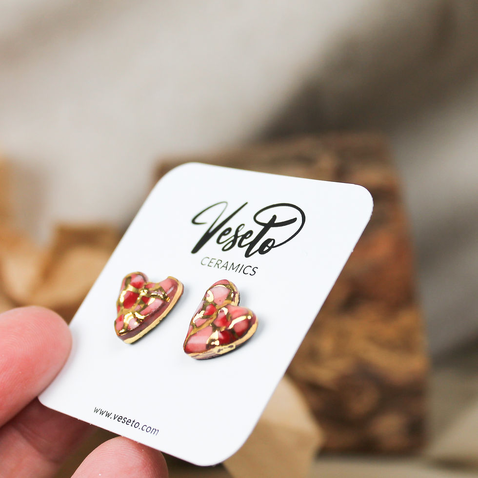 Thumbnail: Ruby Mosaic Glow Hearts