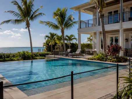 Luxury beachfront vacation home with private pool
