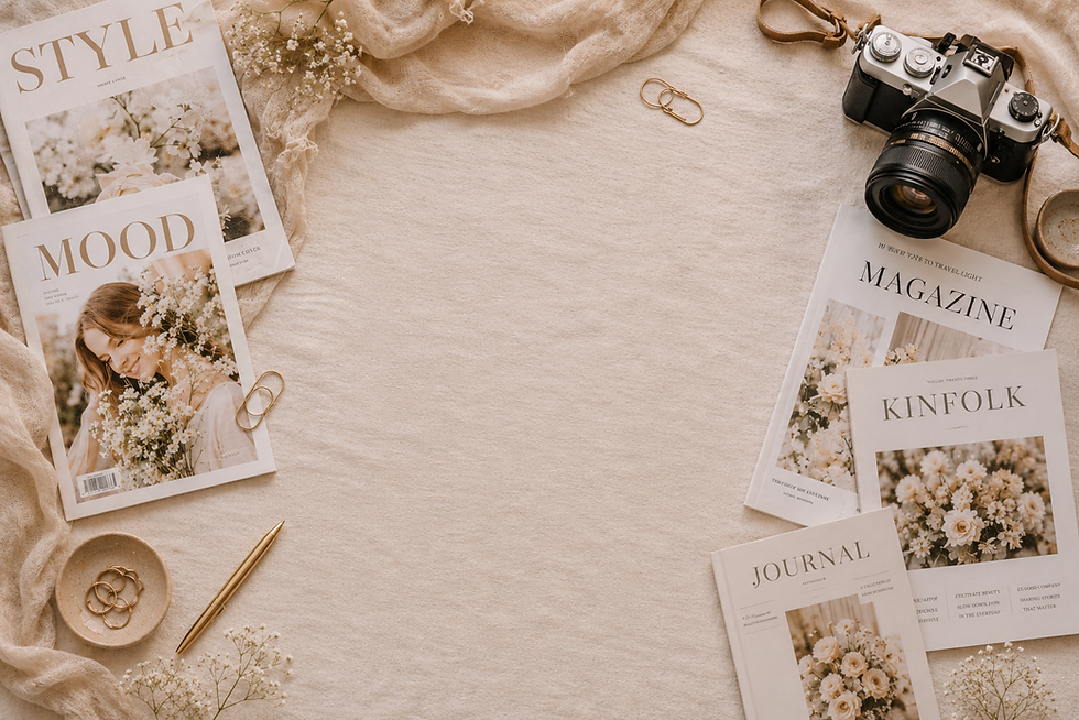 Cozy magazine-inspired flat lay scene.png