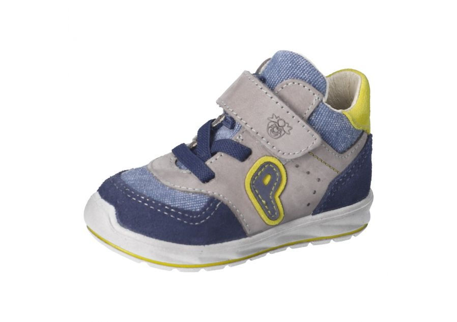 Pepino Pino scarpe tomaia e fodera pelle chiusura laccio elastico + velcro