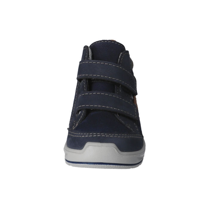 Miniatura: Pepino Kimi blu stella marrone scarpe sportive pelle impermeabili velcro