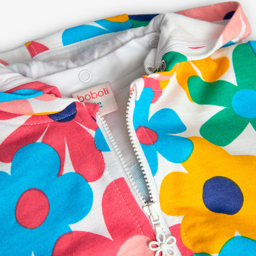 Boboli felpa maglia giacchina fiori colorati Big Flower Mettimigiù - Main Image