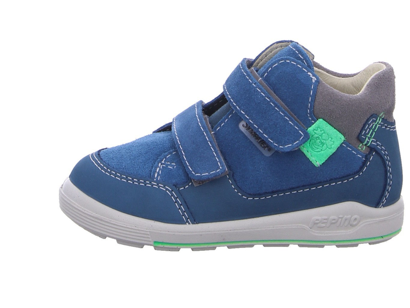 Pepino Zach scarpe sportive pelle impermeabili velcro colore avioavio