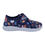 Miniatura: Richter Pantofole Asilo Scuola Cotone Velcro Hausschuhe colore blu Fireman