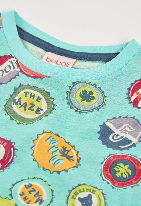 Miniatura: Boboli T-shirt jersey maglietta manica corta bambino