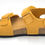 Miniatura: Plakton sandali anatomici suola flessibile nabuk giallo Made in Spain