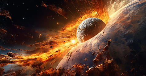 RichardMM_massive_astaroid_smashing_into_planet_from_space_Phot_0d84c820-9632-4ffb-8705-99