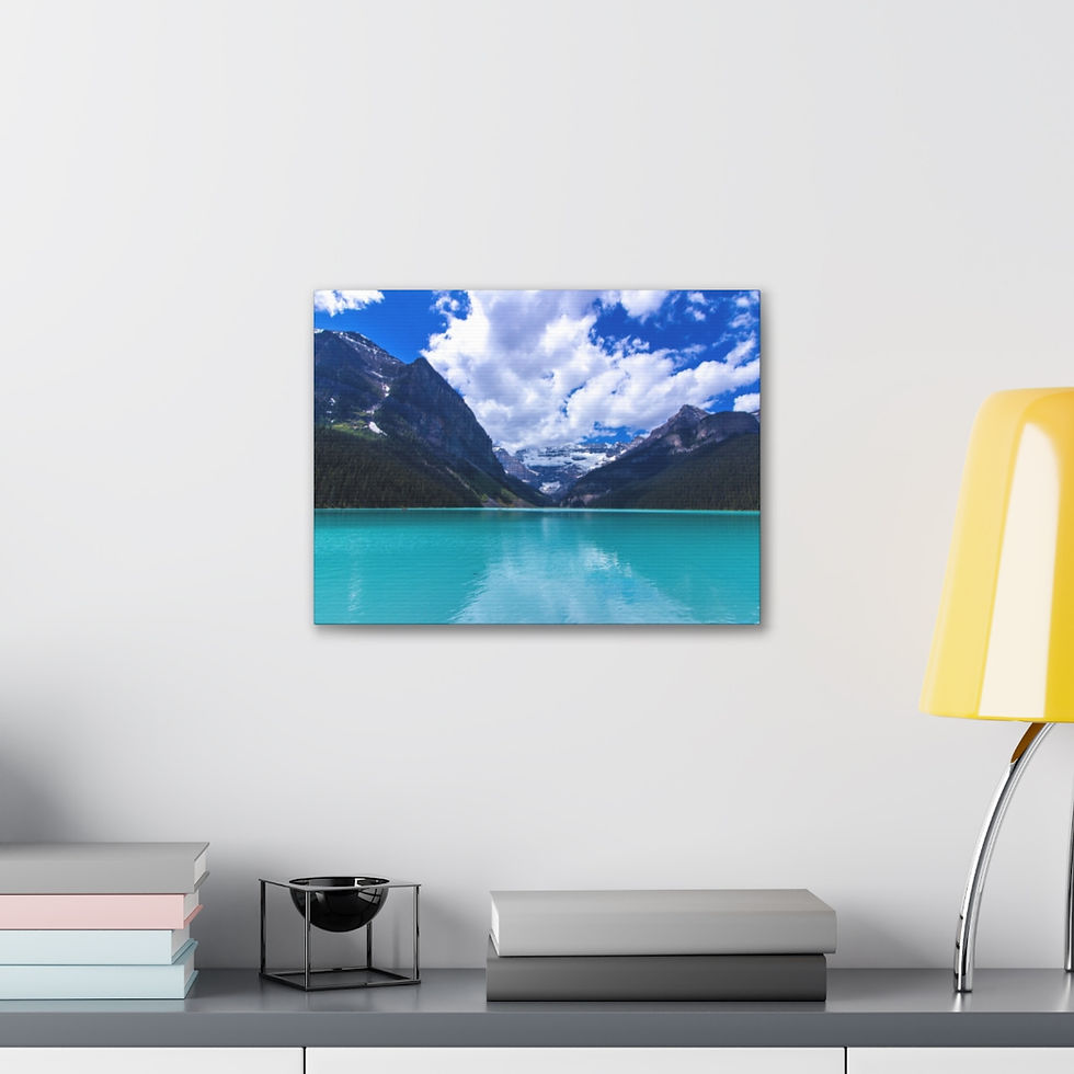 Thumbnail: Lake Louise Banff Alberta Canada Beautiful Landscape Canvas Gallery Wraps