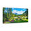 Thumbnail: Banff Garden Beautiful Colorful Landscape Photograph Canvas Gallery Wraps
