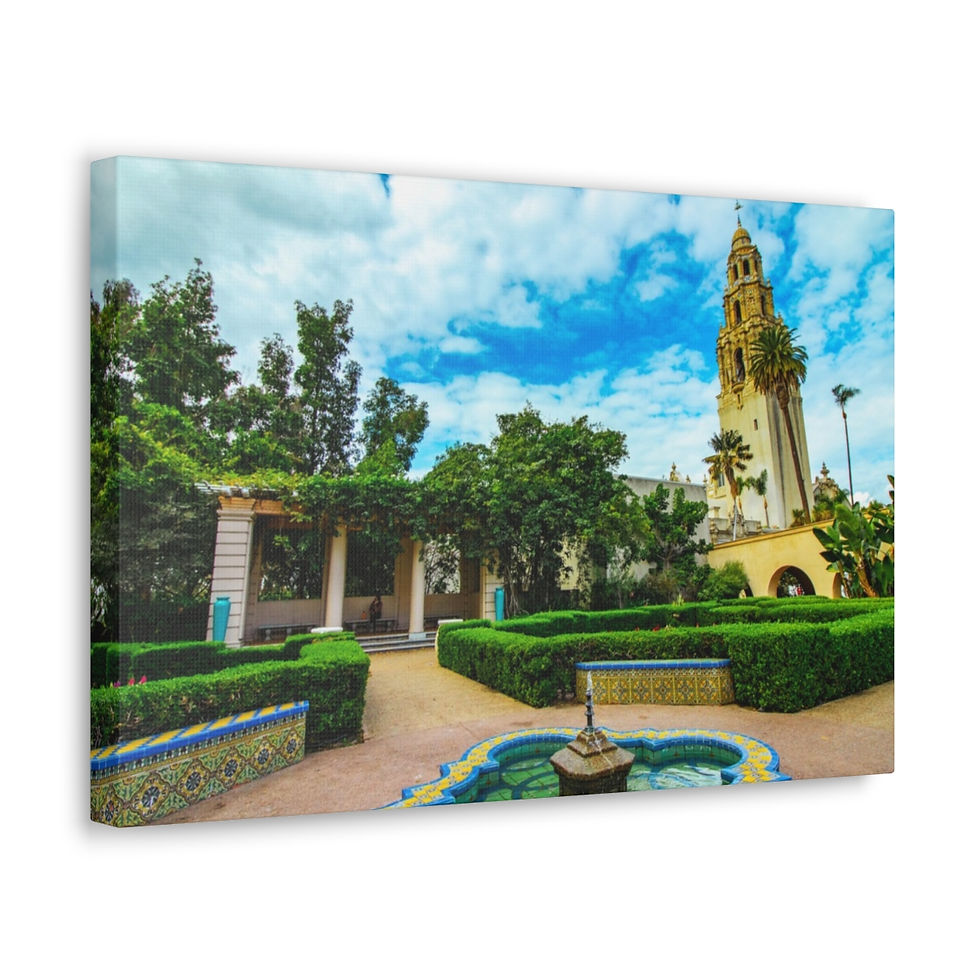 Thumbnail: Balboa Park San Diego California Landscape Photograph Canvas Gallery Wraps