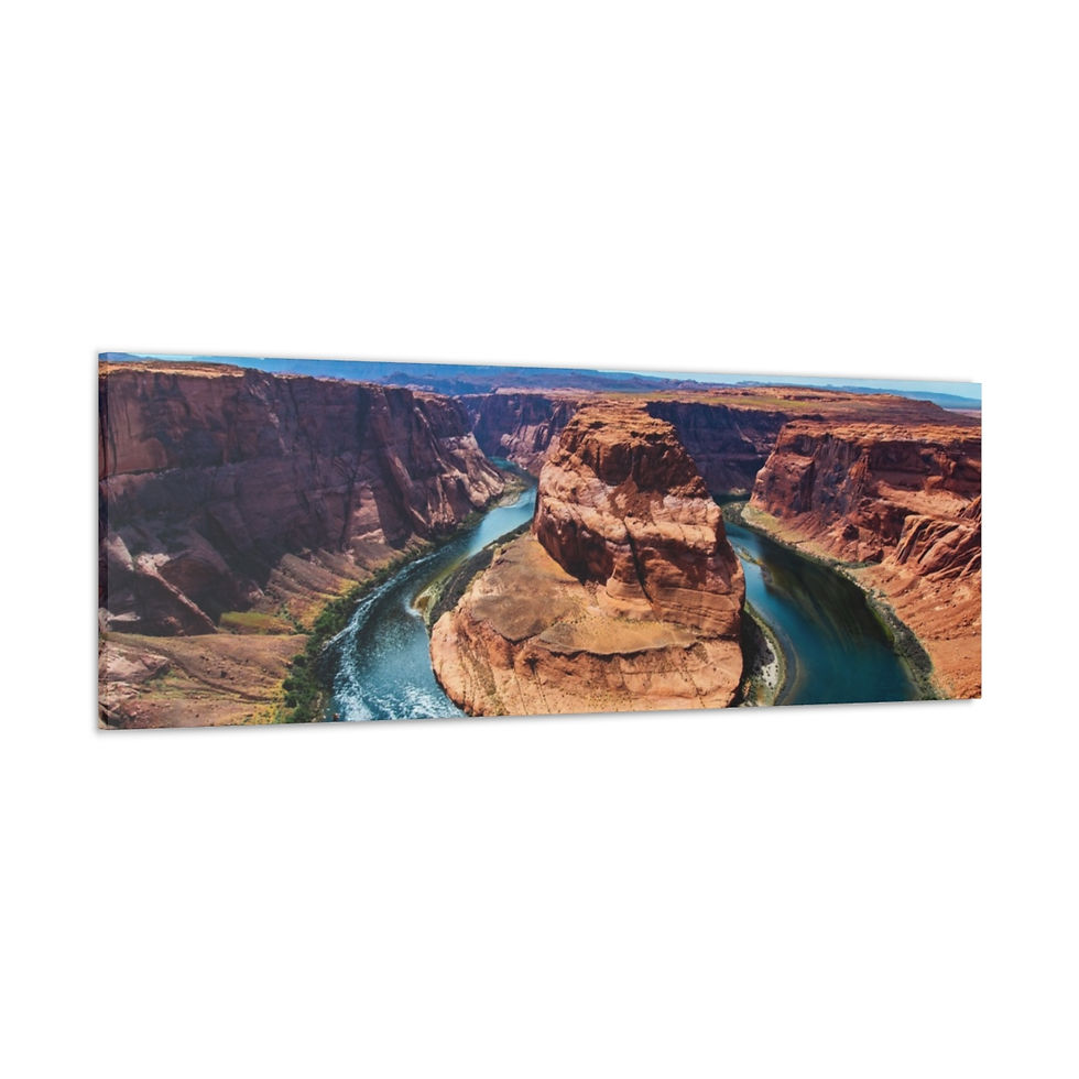 Thumbnail: Horseshoe Bend Colorado River Arizona Beautiful Landscape Canvas Gallery Wraps