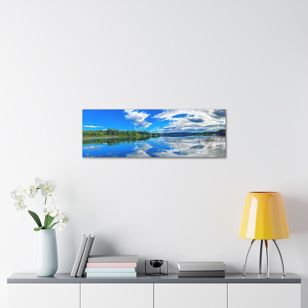 Thumbnail: 108 Mile Lake British Columbia Canada Canvas Gallery Wraps