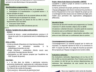 Conseil d'école n°1 (2023-2024)