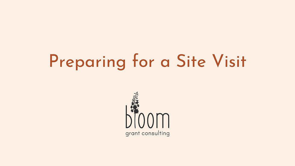 Preparing For A Site Visit
