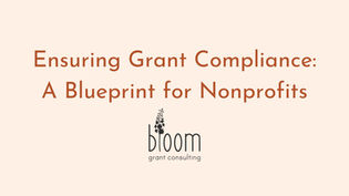 Ensuring Grant Compliance: A Blueprint for Nonprofits