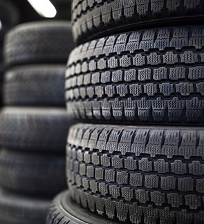 Stacked Car Tires