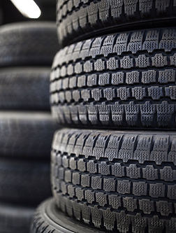Stacked Car Tires