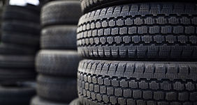 Stacked Car Tires