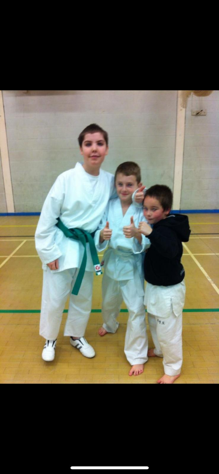 Rhys when he joined B-SMART Martial Arts
