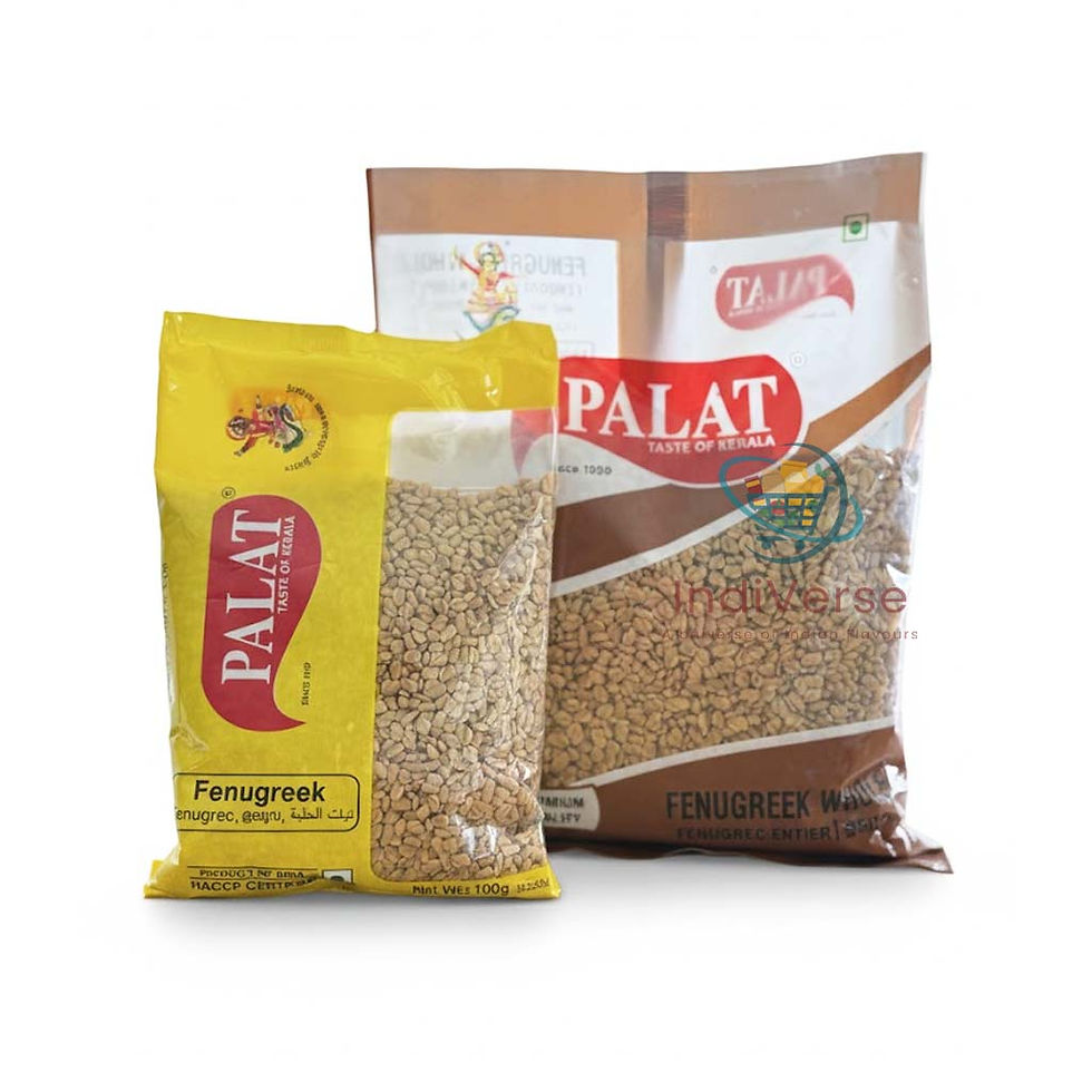 Palat Uluva Fenugreek Seeds 100g 250g pack – whole aromatic uluva for Kerala cooking and herbal uses