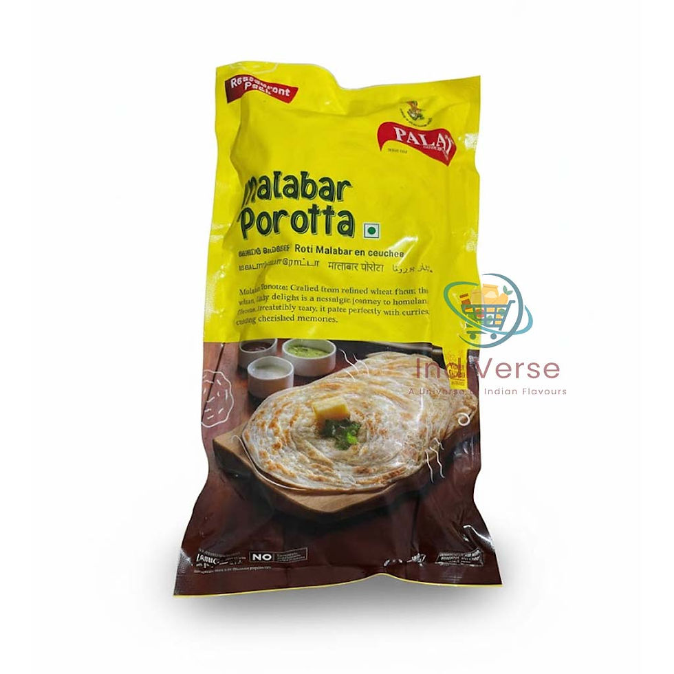 Palat Malabar Porotta 1.5kg flaky layered Kerala style frozen porotta