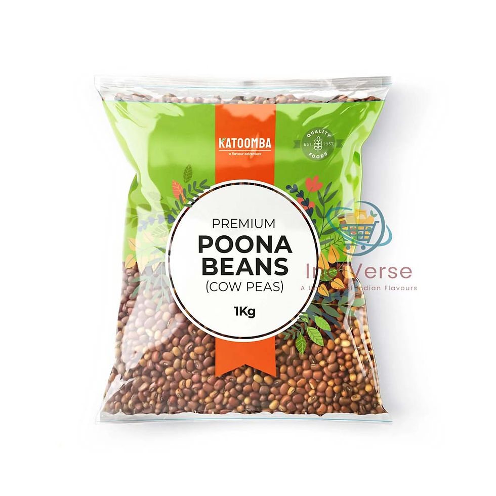 Katoomba Poona Beans Red Cowpeas Vanpayar 1kg – nutrient-rich reddish-brown legumes.