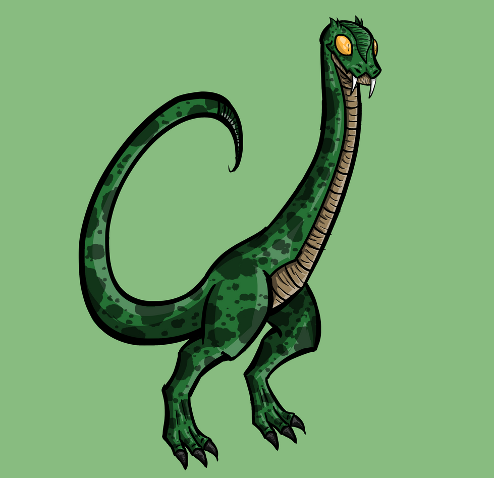 snake with legs