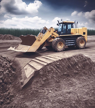 land development with equipment