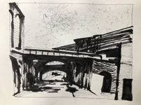 Landscape Ink on Paper