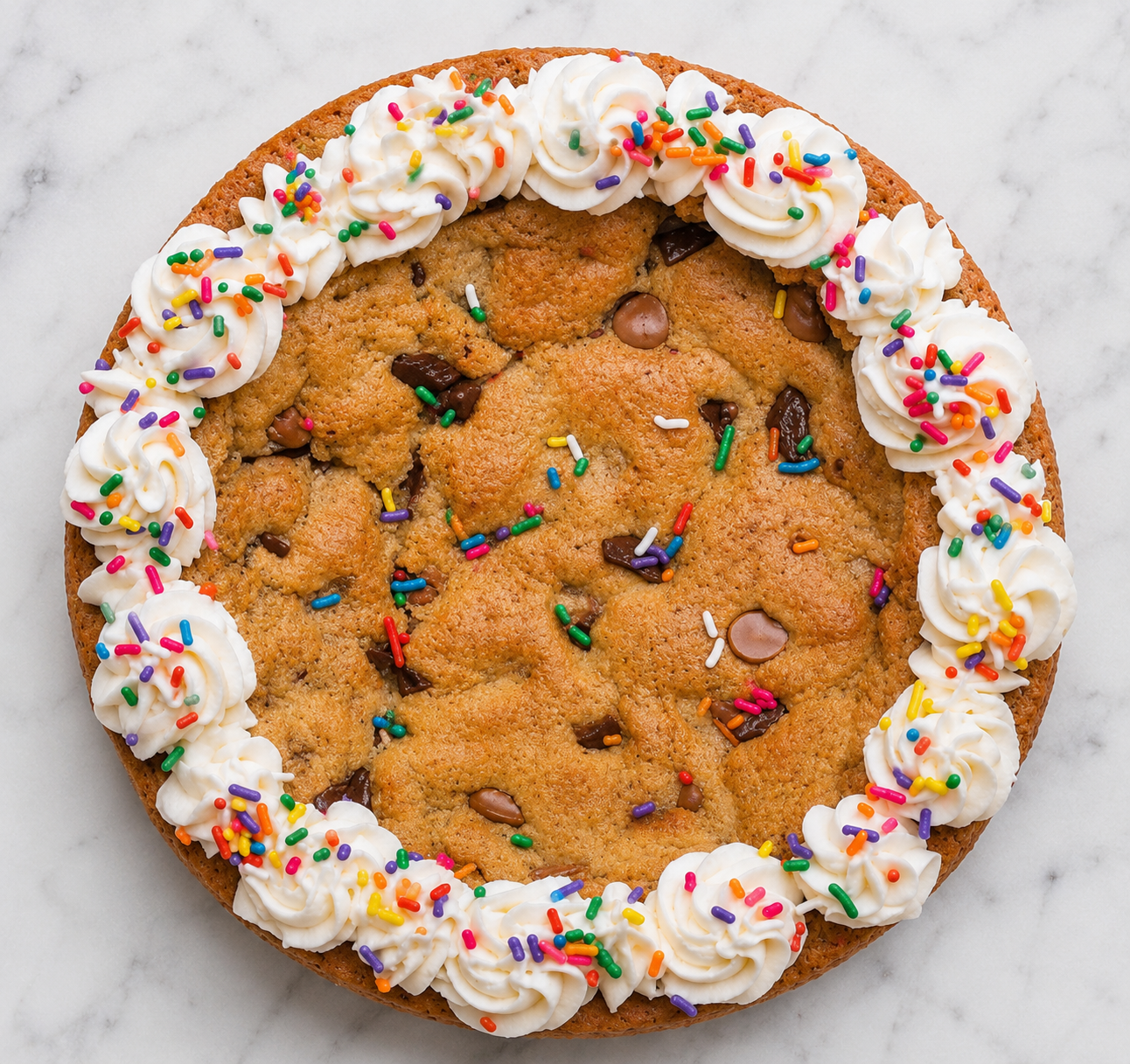 Gluten Friendly Chocolate Chunk Cookie Cake