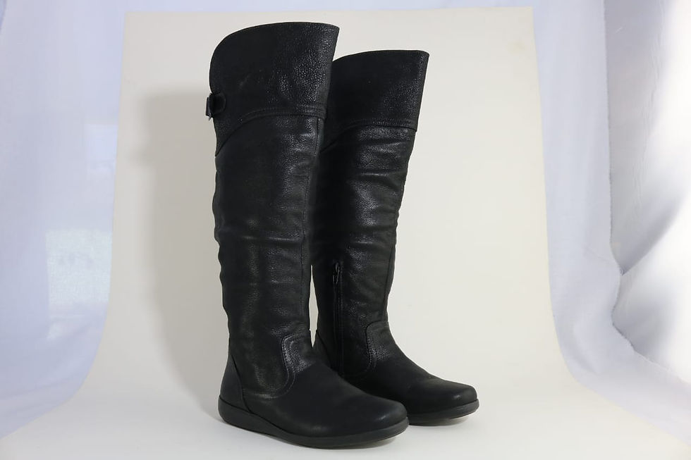 Miniatura: Botas de Cuero para Dama