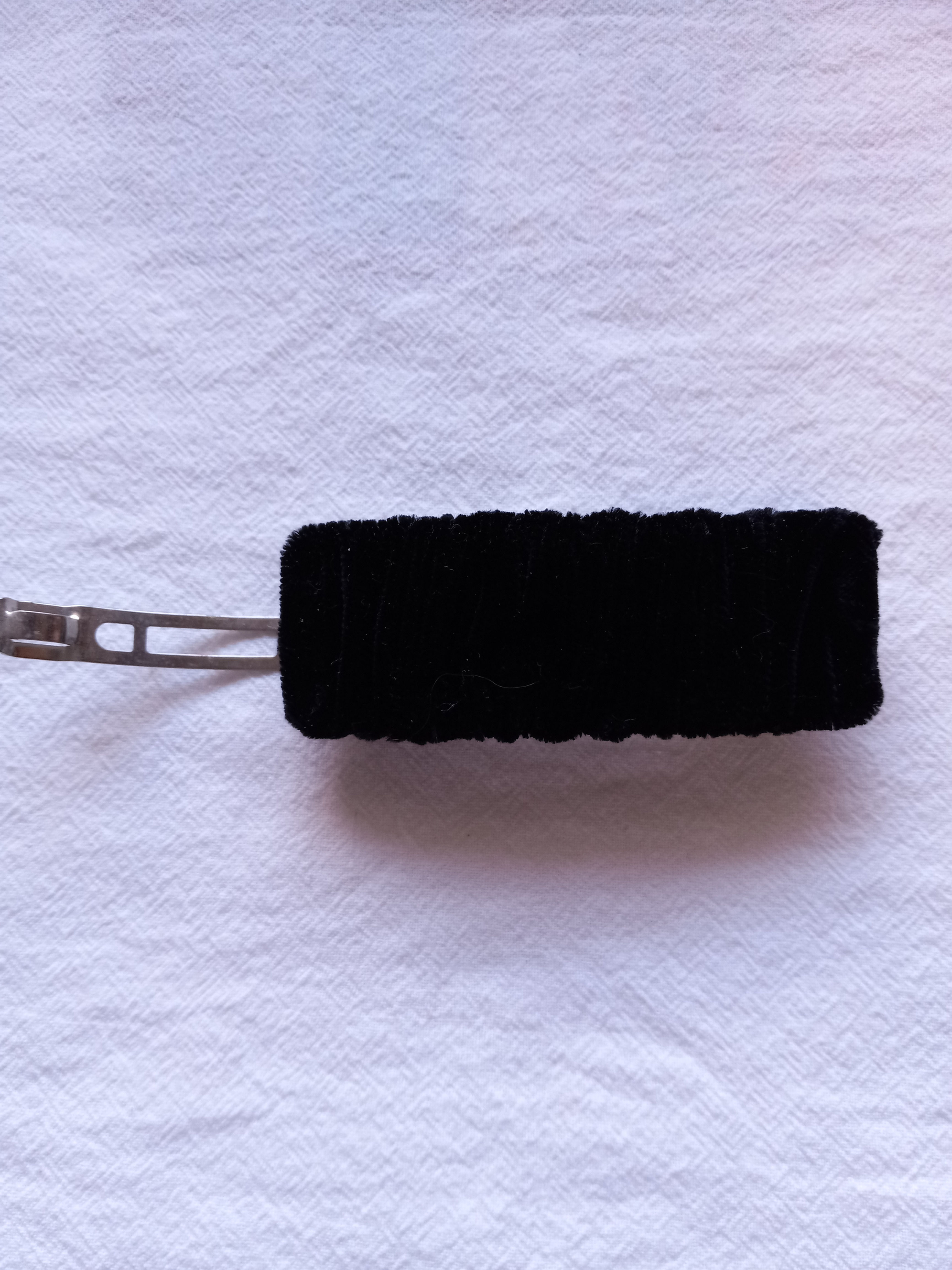 Ruffled Black Velvet