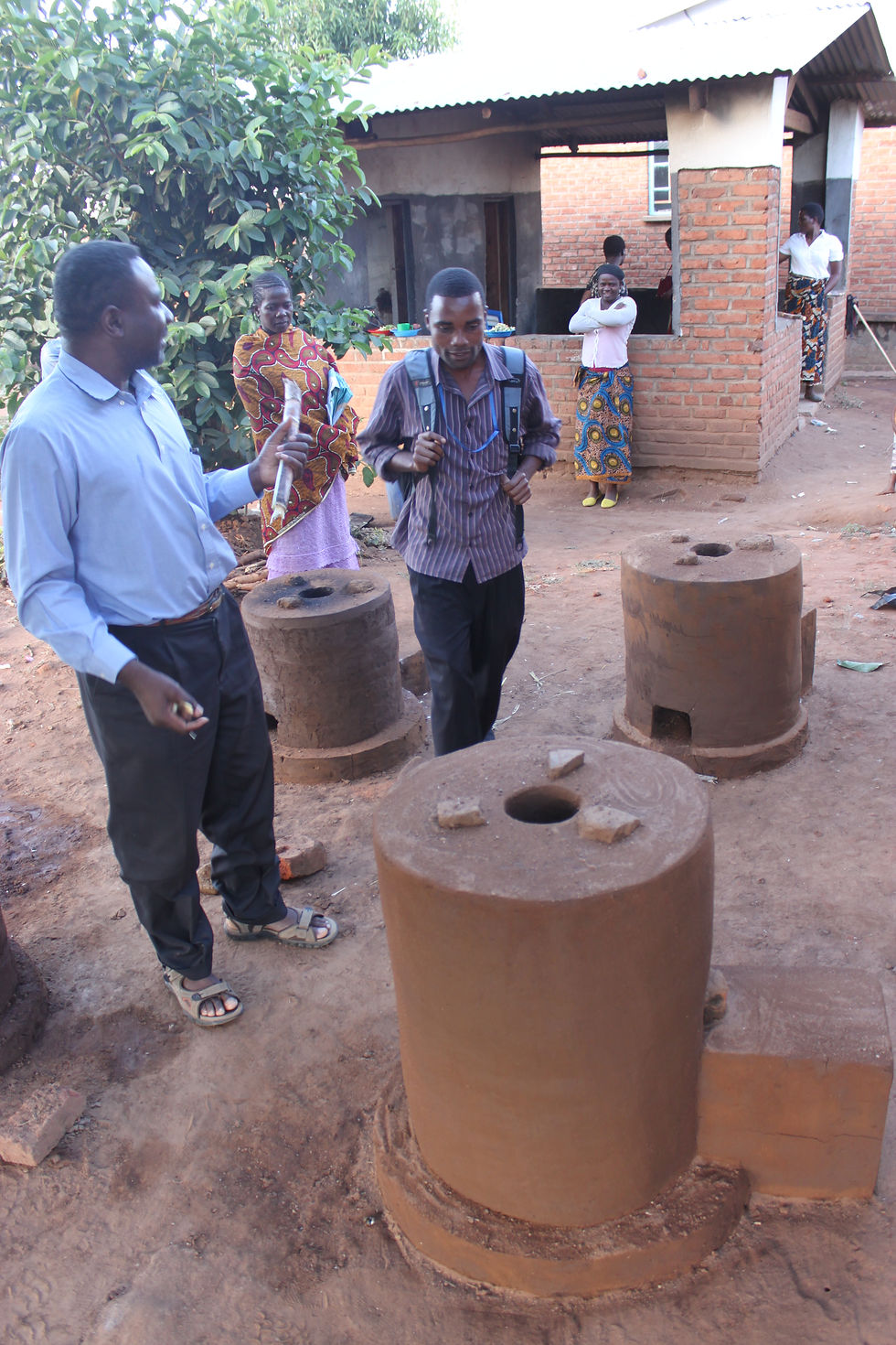 Fuel-efficient cooking workshop, Yodep.