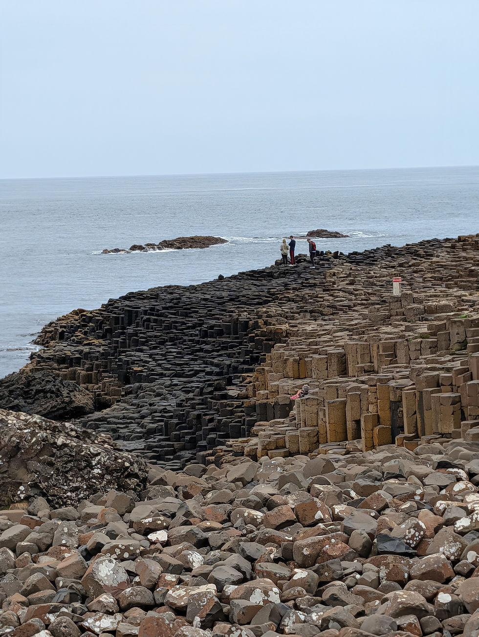 The iconic Giant's Causeway, the most popular visitor attraction in the whole of Ireland