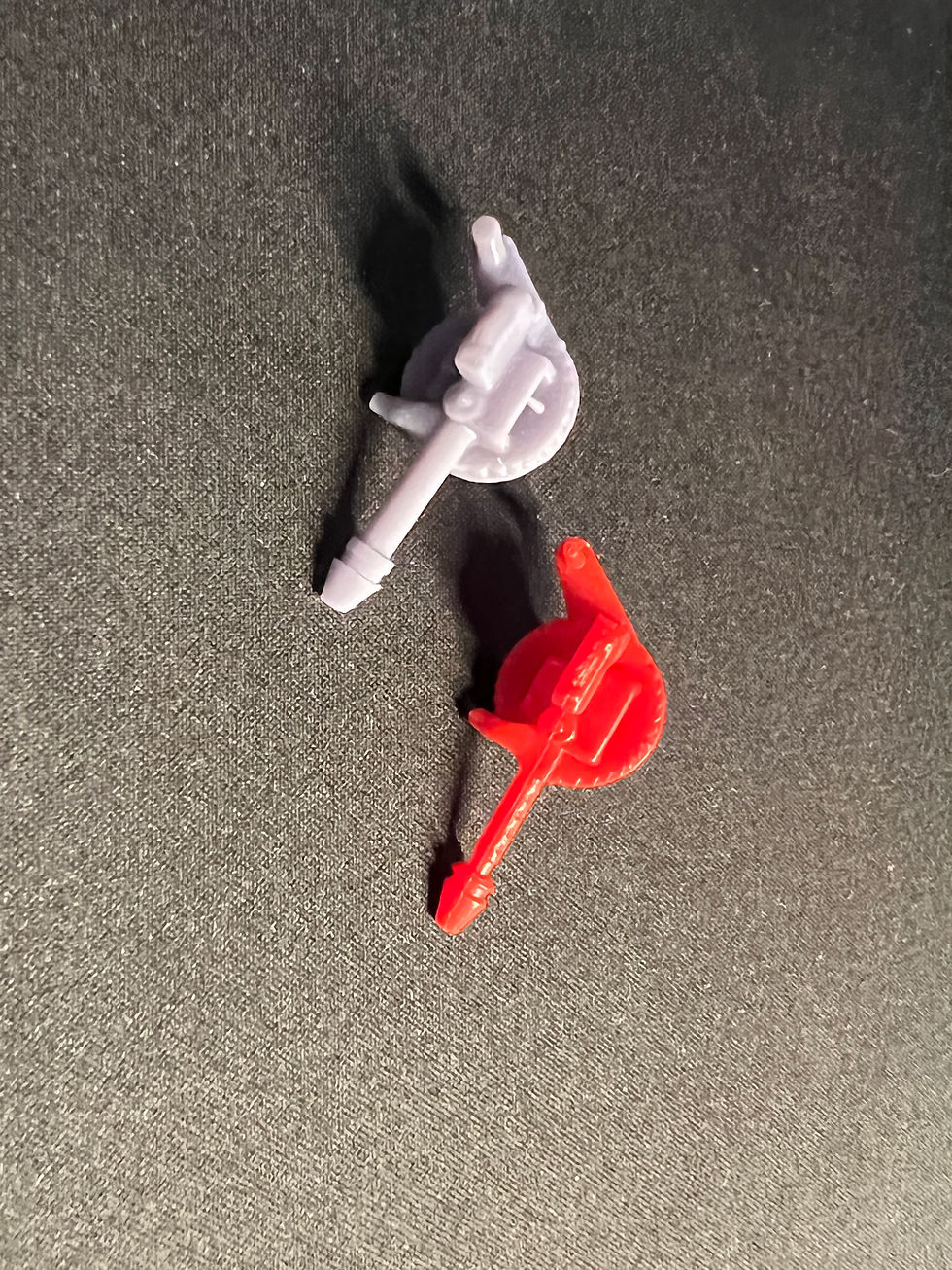 Thumbnail: G.I. Joe ARAH Cobra Stun Flag, Gun, Engine and Wheel cover 3D Printed Resin