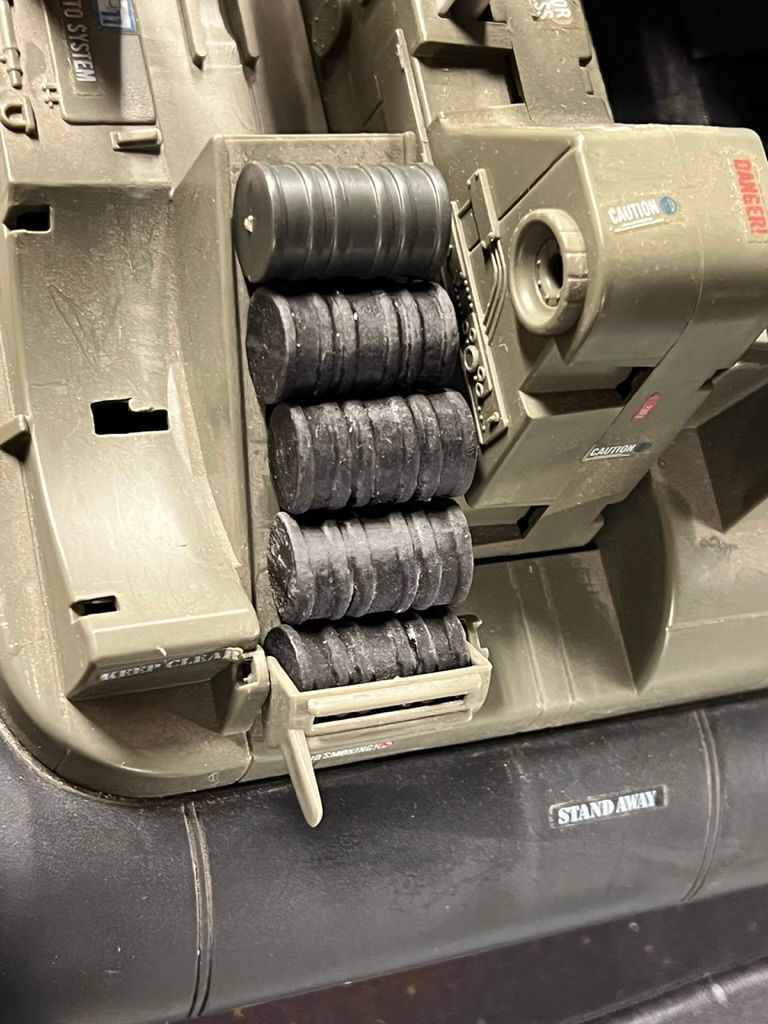 Thumbnail: G.I. Joe ARAH WHALE Hovercraft Depth Charges - Resin 3D Printed