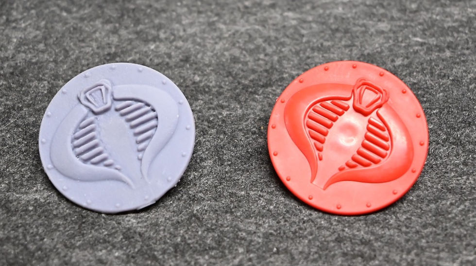 Thumbnail: G.I. Joe ARAH Cobra Stun Flag, Gun, Engine and Wheel cover 3D Printed Resin