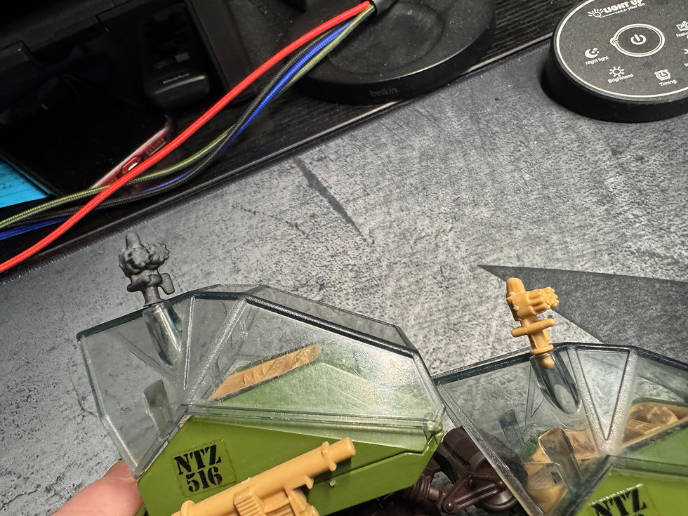 Thumbnail: G.I. Joe ARAH Recon Sled LCV Replacement scope 3D Printed