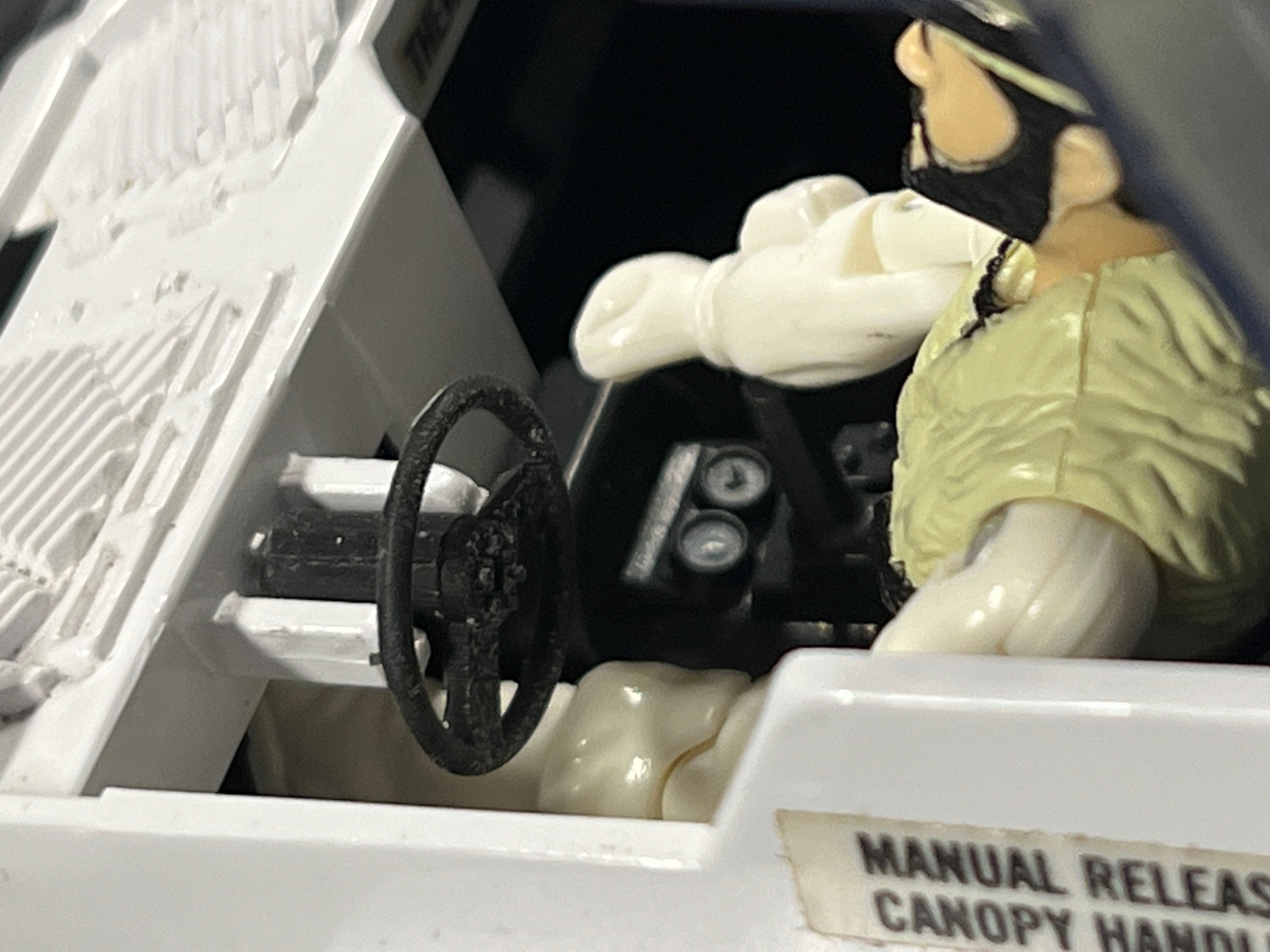 G.I. Joe ARAH Snow Cat/Stinger Steering Wheel - Replacement Resin 3D Printed